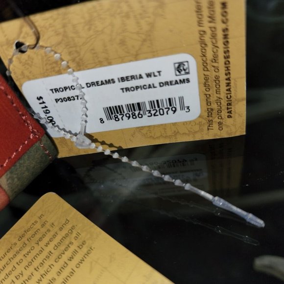 Patricia Nash Iberia Tropical dreams leather multi wallet - Picture 5 of 8